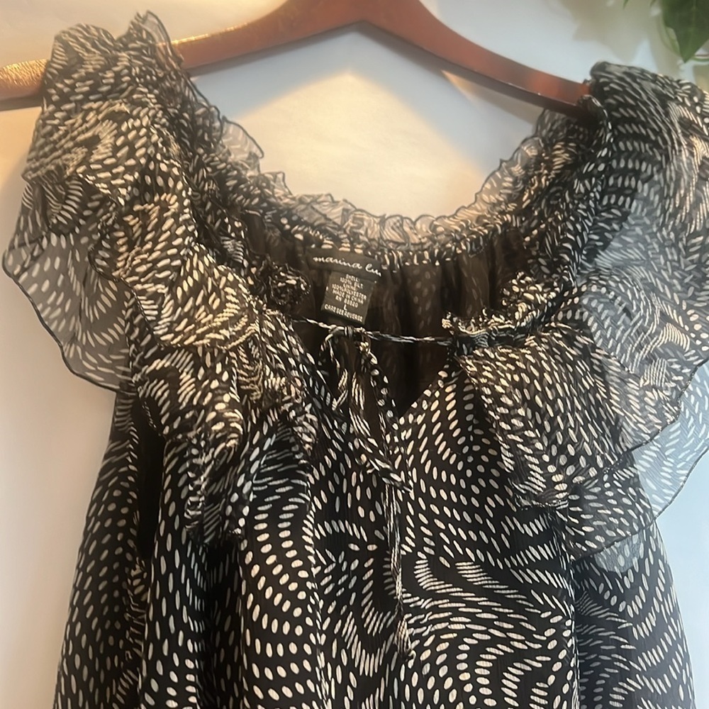 Marina Luna Modern Silk Top - Picture 3 of 6